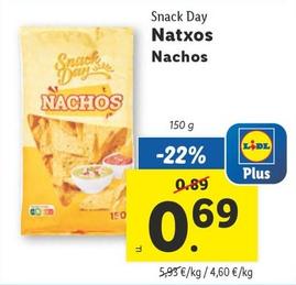 Oferta de Snack Day - Nachos por 0,69€ en Lidl