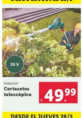 Oferta de Parkside - Cortasetos Telescopico por 49,99€ en Lidl