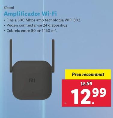 Oferta de Xiaomi - Amplificador Wi-Fi por 12,99€ en Lidl