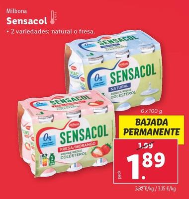 Oferta de Milbona - Sensacol por 1,89€ en Lidl