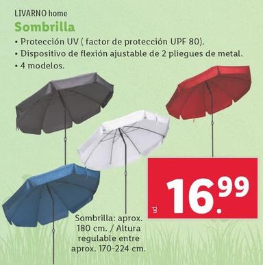 Oferta de Livarno Home - Sombrilla por 16,99€ en Lidl