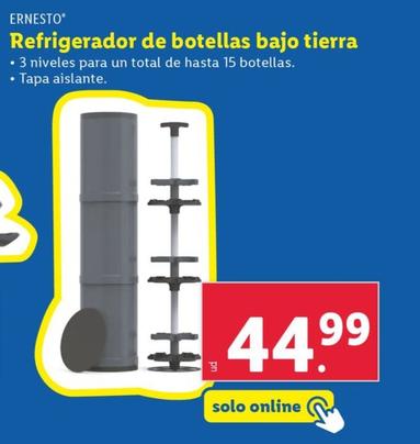 Oferta de Ernesto - Refrigerador De Botellas Bajo Tierra por 44,99€ en Lidl