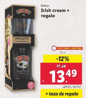 Oferta de Baileys - Irish Cream + Regalo por 13,49€ en Lidl