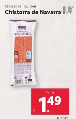Oferta de Sabores De Tradicion - Chistorra De Navarra por 1,49€ en Lidl