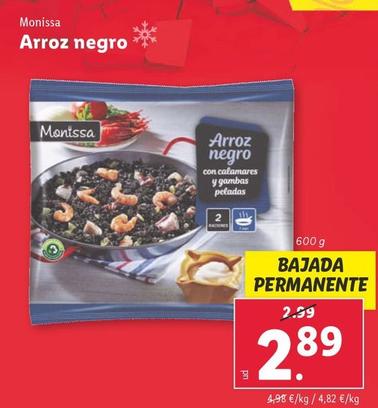Oferta de Monissa - Arroz Negro por 2,89€ en Lidl
