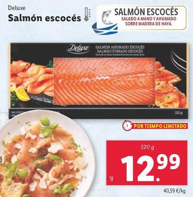 Oferta de Deluxe - Salmon Escoces por 12,99€ en Lidl