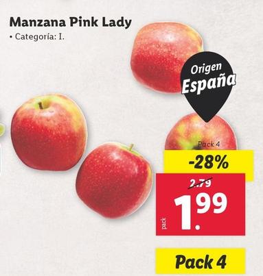 Oferta de Menzana Pink Lady por 1,99€ en Lidl