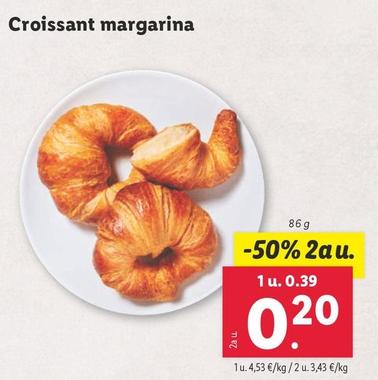 Oferta de Croissant Margarina por 0,39€ en Lidl