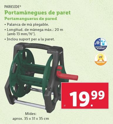 Oferta de Parkside - Portamangueras De Pared por 19,99€ en Lidl
