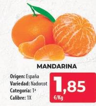 Oferta de Mandarinas en Spar Tenerife