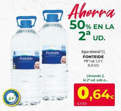 Oferta de Agua en SPAR Lanzarote