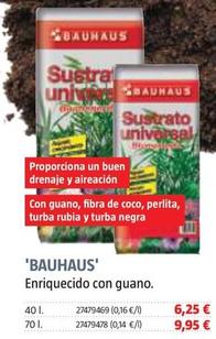 Oferta de Bauhaus Enriquecido con guano por 6,25€ en BAUHAUS