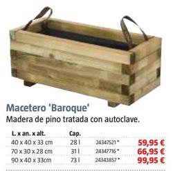 Oferta de Macetero 'Baroque' por 59,95€ en BAUHAUS