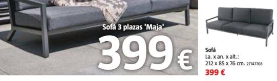 Oferta de Sofá 'Maja' por 399€ en BAUHAUS