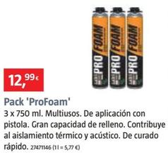 Oferta de Pack 'ProFoam' por 12,99€ en BAUHAUS