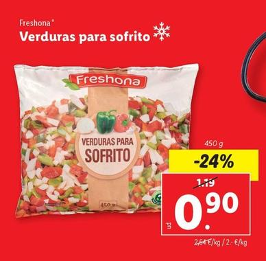 Oferta de Freshona - Verduras Para Sofrito por 0,9€ en Lidl