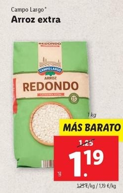 Oferta de Campo Largo - Arroz Extra por 1,19€ en Lidl