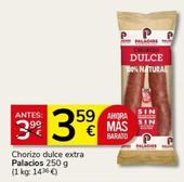 Oferta de Chorizo en Supermercados Charter