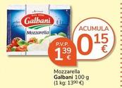Oferta de Mozzarella en Supermercados Charter