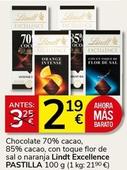 Oferta de Chocolate en Supermercados Charter