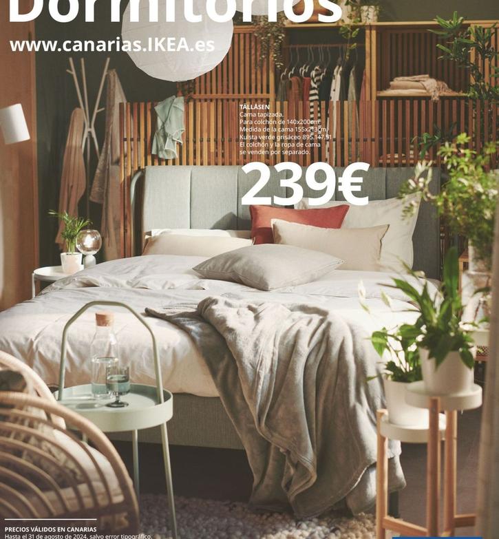 Oferta de Ikea - Cama Tapizada por 239€ en IKEA