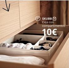 Oferta de Ikea - Caja Con Compartimentos por 10€ en IKEA