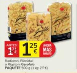 Oferta de Pasta por 1,25€ en Consum