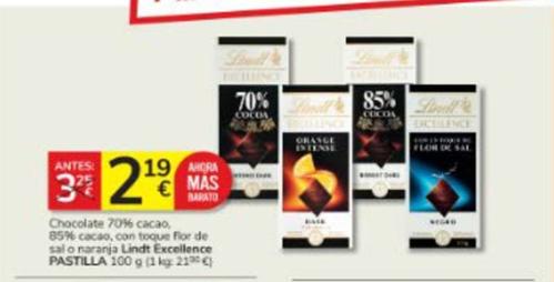 Oferta de Chocolate por 2,19€ en Consum