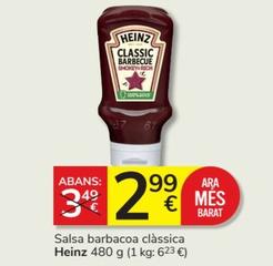 Oferta de Heinz - Salsa Barbacoa Clàssica por 29€ en Consum