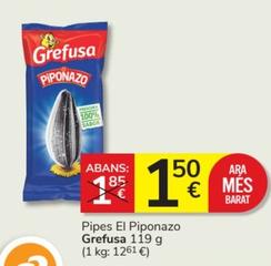 Oferta de Grefusa - Pipes El Piponazo por 1,5€ en Consum
