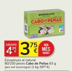 Oferta de Berberechos por 3,75€ en Consum