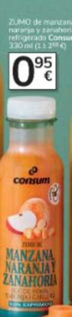 Oferta de Consum - Zumo De Manzana Naranja Y Zanahori Refrigerado por 0,95€ en Consum