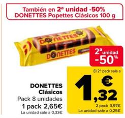 Oferta de Donettes - Clásicos por 2,65€ en Carrefour
