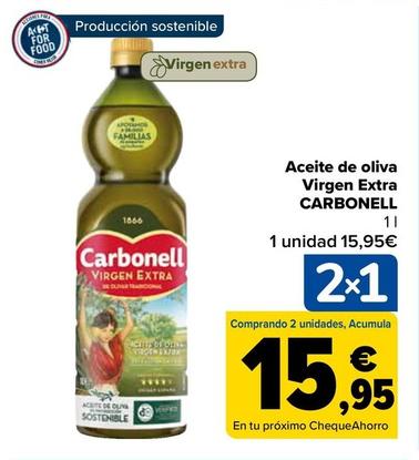 Oferta de Carbonell - Aceite De Oliva  Virgen Extra  por 15,95€ en Carrefour