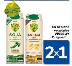 Oferta de Vivesoy - En Bebidas Vegetales en Carrefour