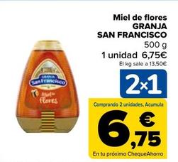 Oferta de Granja San Francisco - Miel De Flores   por 6,75€ en Carrefour