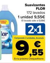 Oferta de Flor - Suavizantes   por 9,55€ en Carrefour