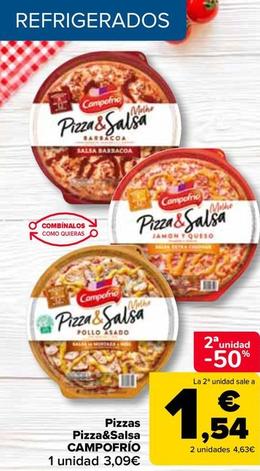 Oferta de Campofrío - Pizzas Pizza&salsa por 3,09€ en Carrefour