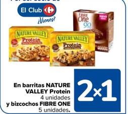 Oferta de Nature Valley/Fibre One - En Barritas Protein Y Bizcochos en Carrefour