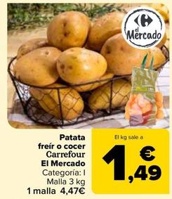 Oferta de Carrefour - Patata Freír O Cocer El Mercado por 1,49€ en Carrefour