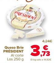 Oferta de Président - Queso Brie  por 3,73€ en Carrefour