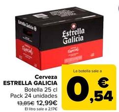 Oferta de Estrella Galicia - Cerveza   por 12,99€ en Carrefour