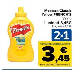 Oferta de French’s - Mostaza Classic Yellow  por 3,45€ en Carrefour