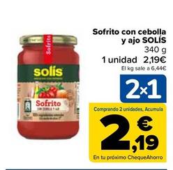 Oferta de Solís - Sofrito Con Cebolla Y Ajo  por 2,19€ en Carrefour