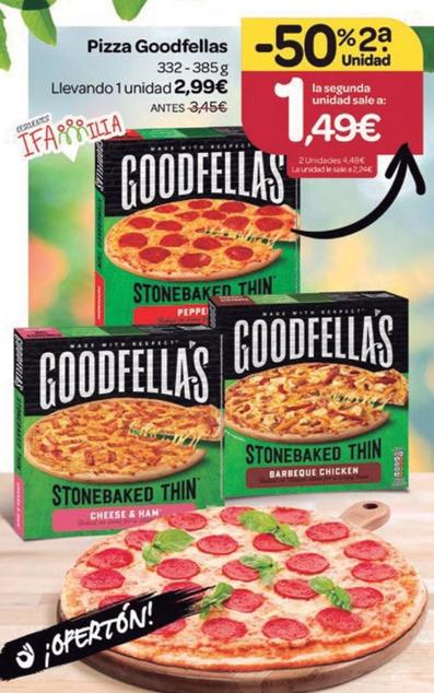 Oferta de Goodfellas - Pizza por 2,99€ en Supermercados El Jamón