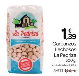 Oferta de La Pedriza - Carbanzo Lechosos por 1,39€ en Supermercados El Jamón