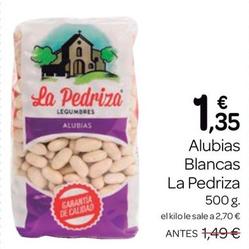 Oferta de La Pedriza - Alubias Blancas por 1,35€ en Supermercados El Jamón