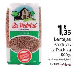 Oferta de La Pedriza - Lentejas Pardinas por 1,35€ en Supermercados El Jamón