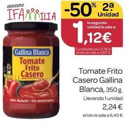 Oferta de Gallina Blanca - Tomate Frito Casero  por 2,24€ en Supermercados El Jamón