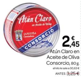 Oferta de Consorcio - Atun Claro En Aceite De Oliva por 2,45€ en Supermercados El Jamón